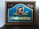 (VTG ) 1983 Lowenbrau Beer light up sign bar pub Game Room man cave rare Miller