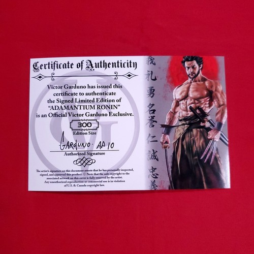 'Ronin Logan' Wolverine X-Men Homage RARE CGC 9.8 AP #7 Comic by Victor Garduno - Picture 4 of 4