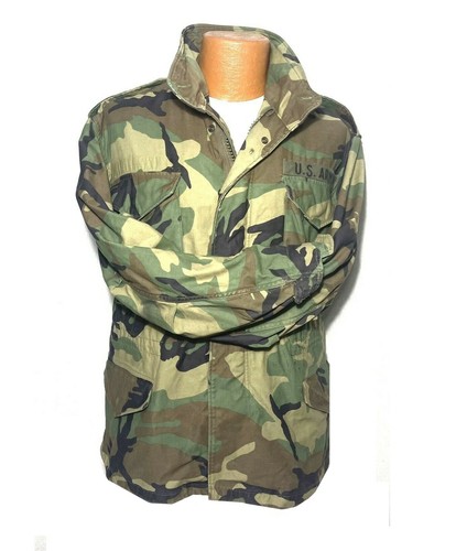 LN M / SHORT GENUINE US MILITARY ISSUE SURPLUS M65 FIELD JACKET WOODLAND CAMO - Picture 1 of 12
