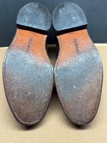 DEXTER Vintage Wingtip brown Pebble Leather Brogues, 11 C made in the USA. - Picture 9 of 12