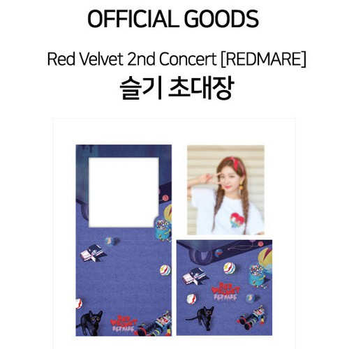 Red Velvet SEULGI Official INVITATION CARD 2nd Concert RED MARE Goods MD