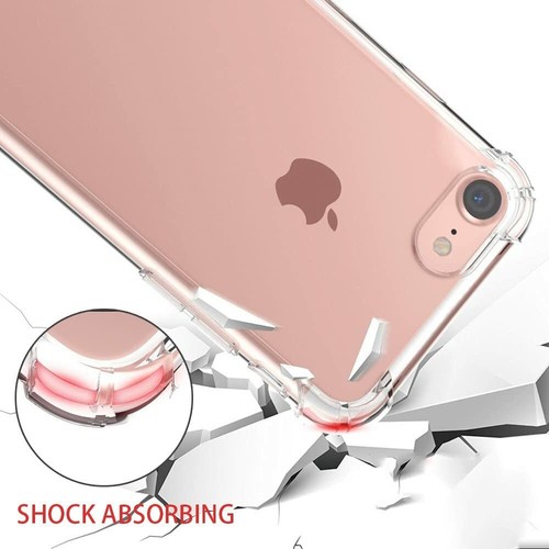 For iPhone SE 2020 7 8 Plus XR X XS 11 12 Clear Case Shockproof Heavy Duty Cover - Picture 3 of 10