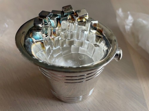 International Silver Company "Champagne & Ice Bucket" Salt and Pepper Set - NIB - Picture 5 of 11