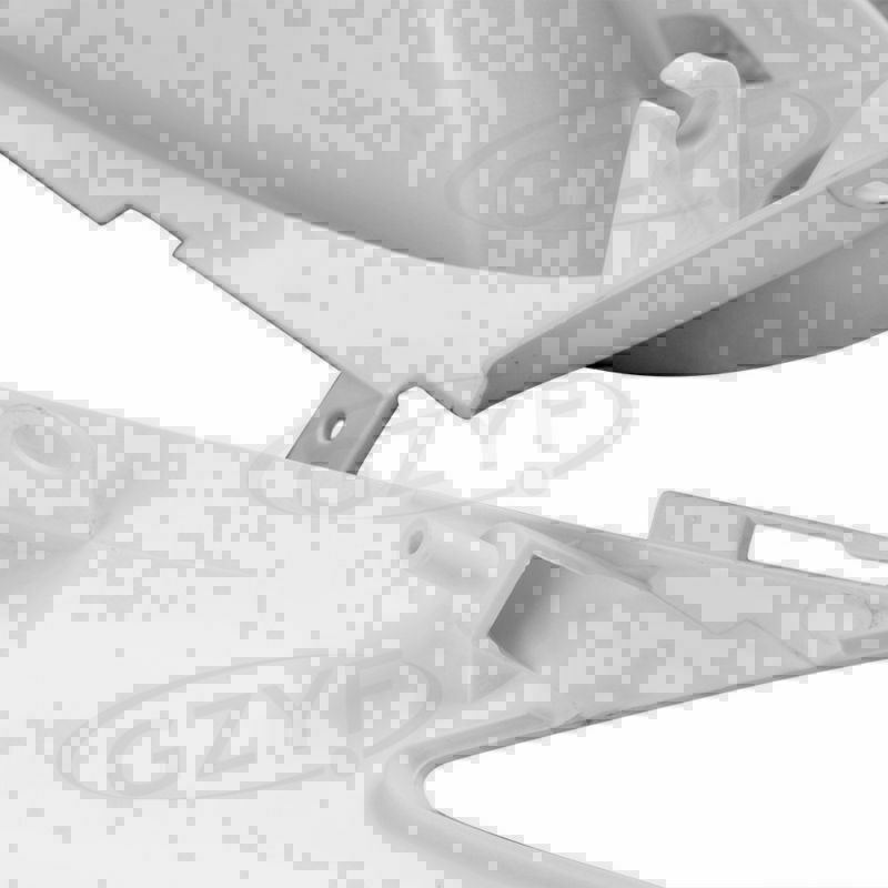 Motorcycle White Front Fairing Nose Cone Cowl for SUZUKI GSXR 600/750 2006-2007 image