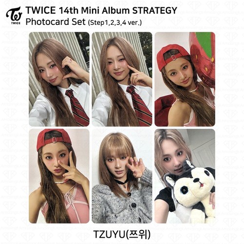 TWICE 14th Mini Album STRATEGY Step1,2,3,4 Photocard Postcard Ornament Tzuyu - Picture 2 of 44