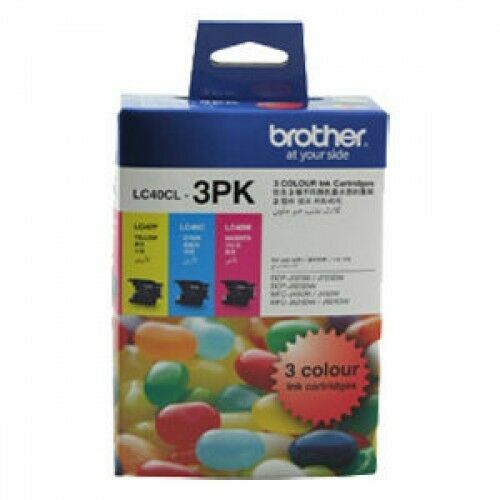 Genuine Brother LC-40CL 3PK Value Pack for DCP-J725 J925 MFC-J430 J625 J825 - Photo 1/1