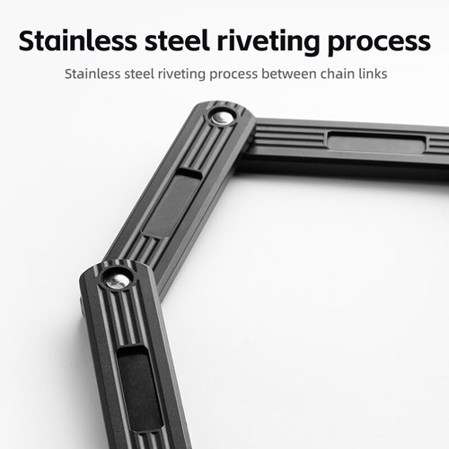 ROCKBROS Bike Lock Anti-Theft High Security Foldable Portable Motorcycle Lock - Picture 6 of 21