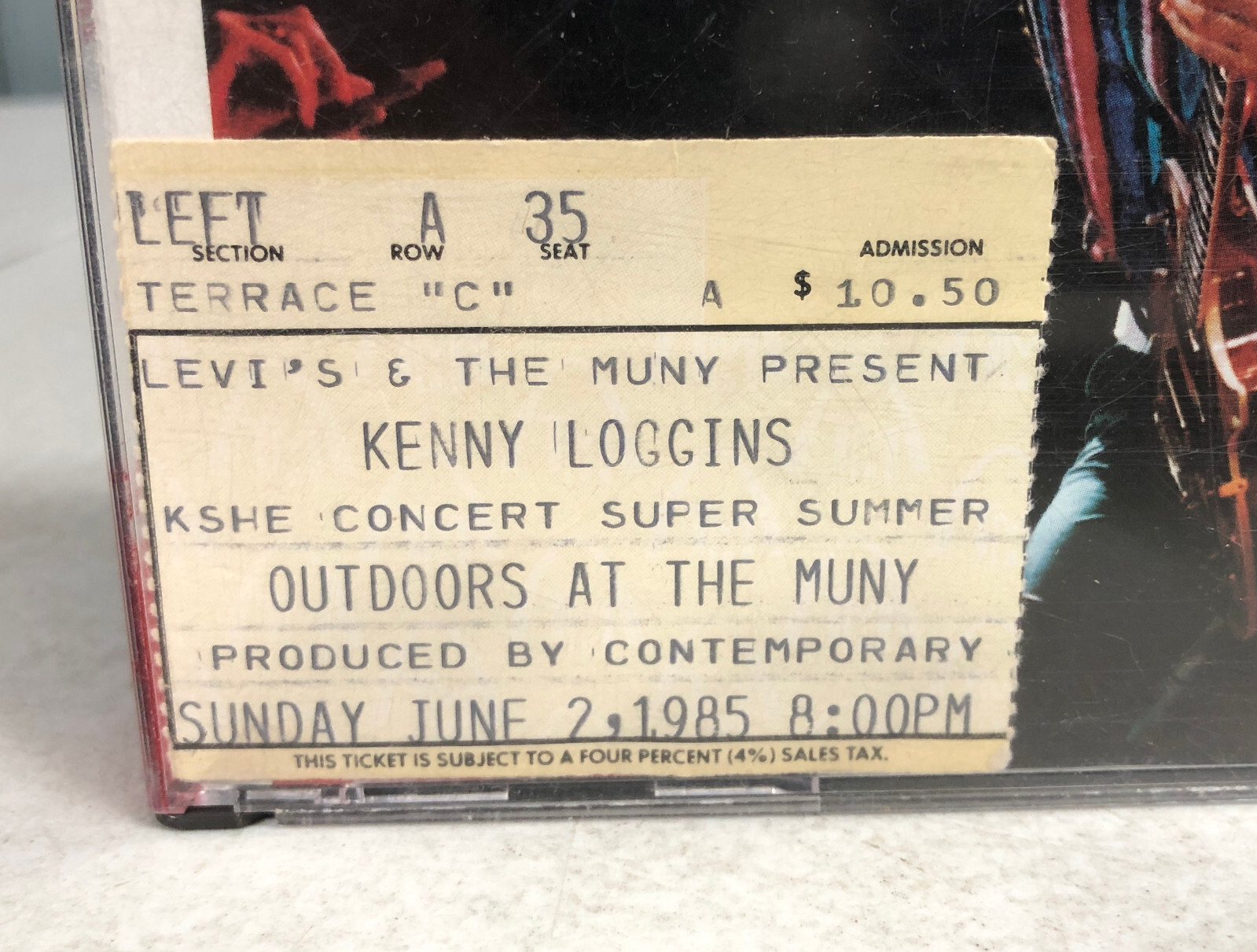 Kenny Loggins Alive 2CD Set + 1995 Ticket Stub St. Louis Missouri Muny