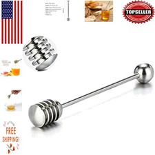 Versatile Honey Spoon Dipper in Silver - Perfect for Gifts and Entertaining