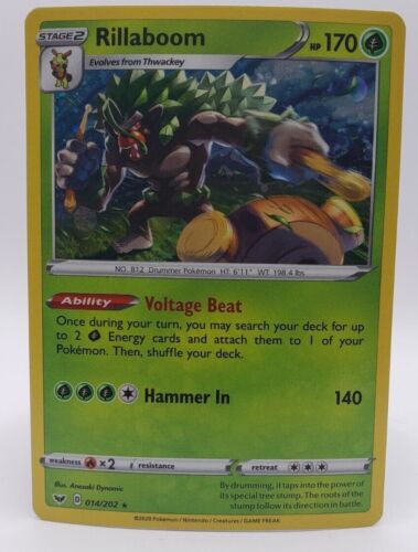 Pokemon Sword and Shield Cards Cinderace Inteleon Rillaboom - Picture 3 of 6