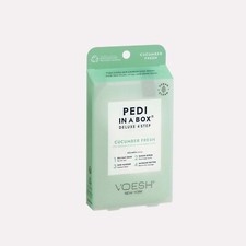 Voesh Pedi In A Box Deluxe 4 Step Pedicure Cucumber 1 Case 50 Packs 2023