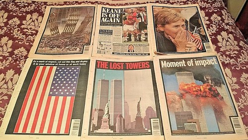 * 6 x Tagespostzeitungen - 12. bis 17. September 2001 9/11 Ausgaben - RAR * - Bild 9 von 12