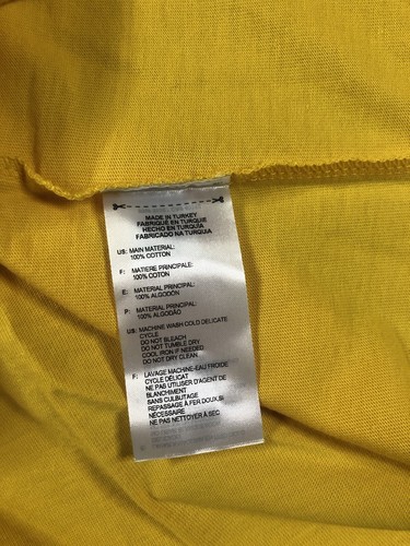 Adidas Originals x The Simpsons Donut DOH Yellow Tee Men’s Size Medium New - Picture 6 of 7