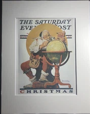 Norman Rockwell "Christmas, 1926" 11 x14 Matted Art Print - Post Cover 1926