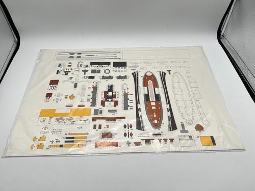 Lot Of 5 Wilhelmshaven Ship 1/250 Paper Model Kits - Schwaben, Stettin, Bussard - Picture 12 of 12