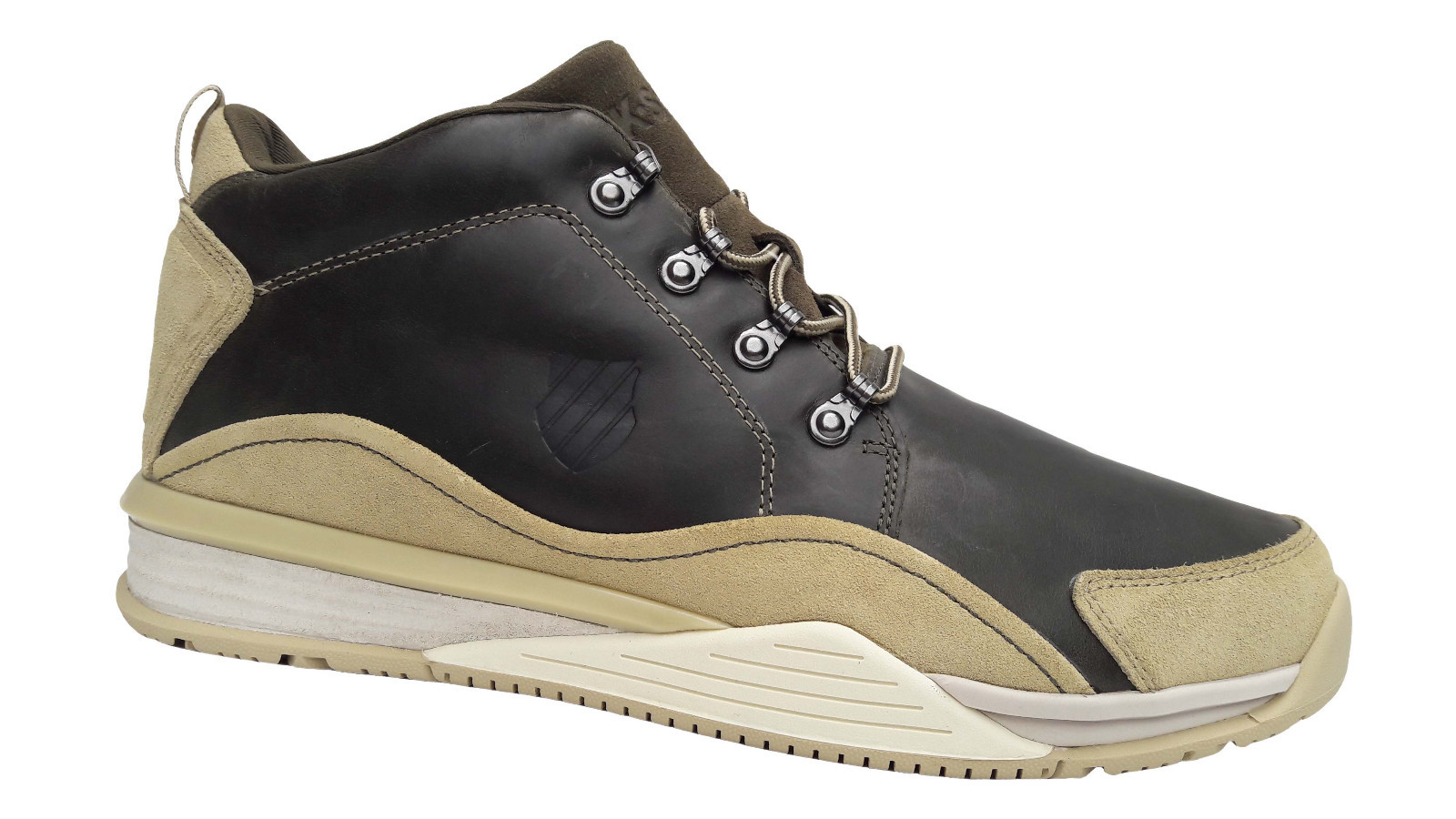 K-Swiss Eaton P CMF PELLE BOOTS TG. 42 Look Usato Scarpe Stivali Sneaker