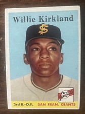 1958 Topps - #128 Willie Kirkland (RC)