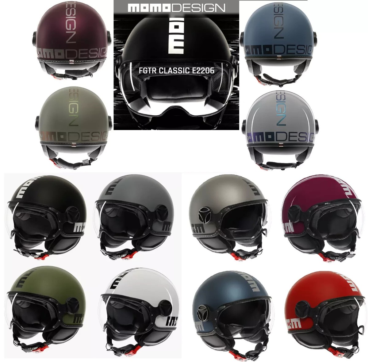 Visiera Trasparente MOMODESIGN Per Casco Fighter/FGTR – Antigraffio E Confortevole