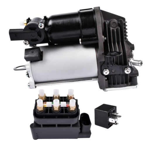 Bomba compresor de aire + bloque de válvulas para Mercedes-Benz ML GL W164 X164 ML350 GL350 - Imagen 4 de 14