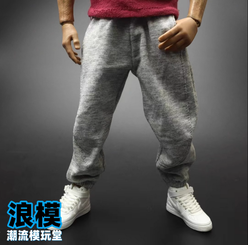 Soldier 1/6th Male Trendy Sweatpants Trend Multi-pack Street Haren Pants  Model