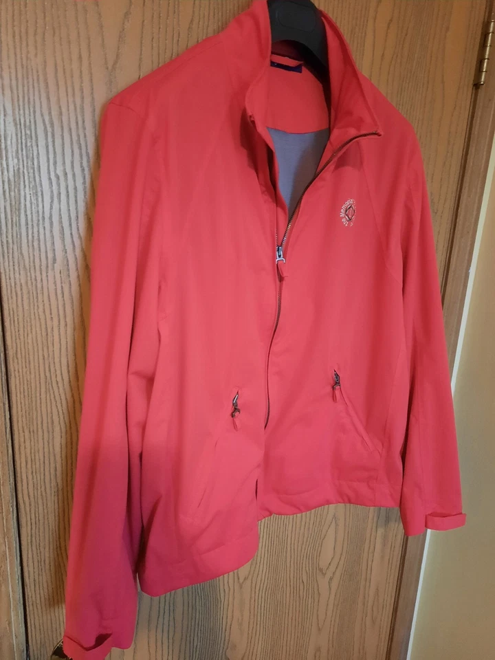 Chaqueta roja Jack Nicholas The Memorial Tournament para hombre con cremallera completa Foto 4 de 4