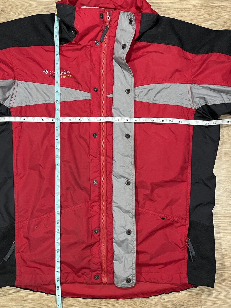 Vtg Columbia Cross Terra Windbreaker Jacket Shell Men's Full-Zip