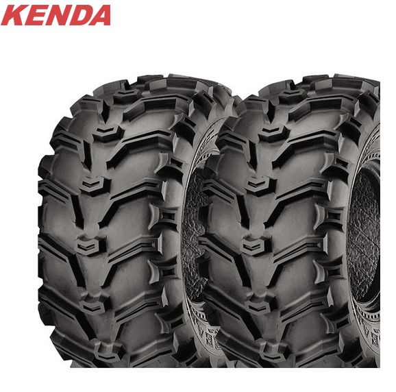 KENDA 6 PLY Bear Claw 25x10-12 ATV Tire Set of 2 TIRES 25x10x12 Pair Bearclaw