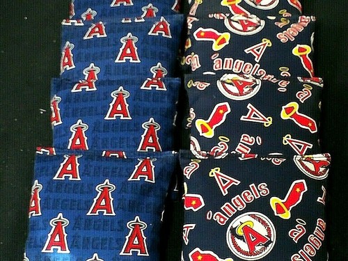 LA Anaheim Angels Cornhole Bean Bags 8 AcA Regulation Los Angeles  MLB BASEBALL - Picture 1 of 2