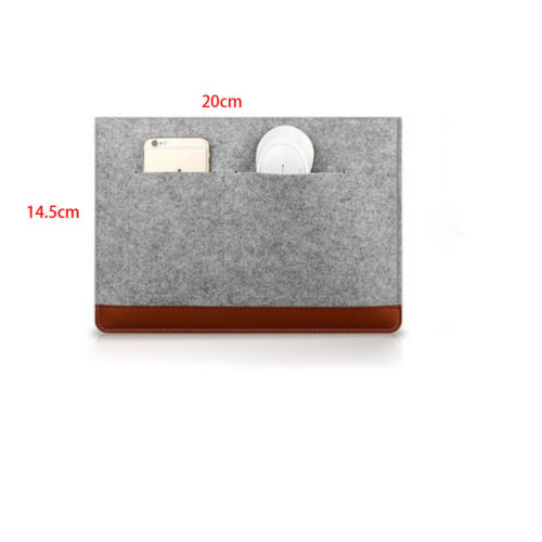 Wollfilz Laptop tasche Ärmel Universal Notebook-Taschen Tablet-Schutz beutel - Bild 2 von 15