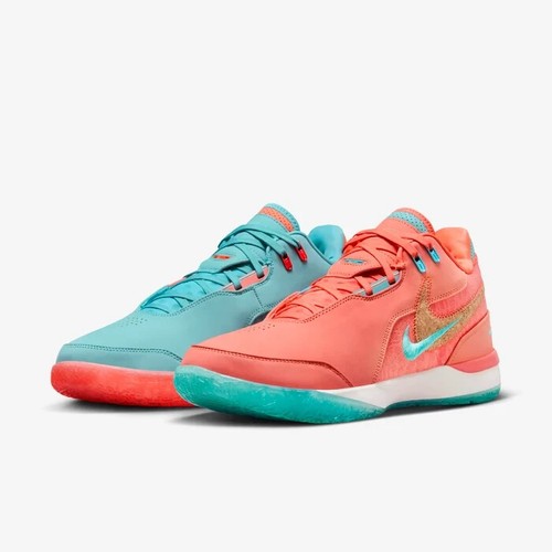 Nike LeBron NXXT Gen AMPD FJ1566-401 Herren 11,5 blau orange Basketballschuh TF6451