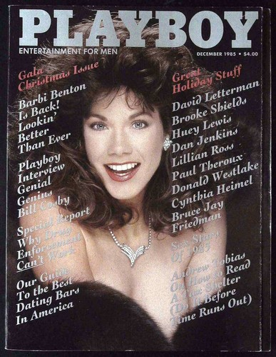PLAYBOY US December 1985 BARBI BENTON Carol Ficatier HUEY LEWIS @ VG/EX - Bild 1 von 7