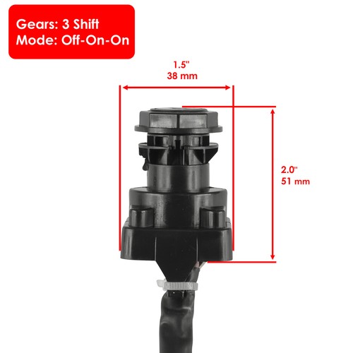 Ignition Key Switch for Suzuki LTF400 LTF400F LTF400 Eiger 400 2WD 4WD 2002-2007 - Picture 2 of 7
