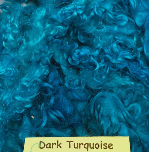 Hand Dyed MOHAIR Adult Locks ASSORTED COLORS Spin Yarn, add to Felt Craft oz. - Picture 33 of 37