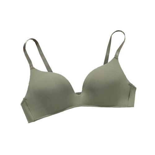 Sexy No Wire Push Up Underwear Women Seamless Bra Breathable Gathered Lingerie + - Picture 9 of 30