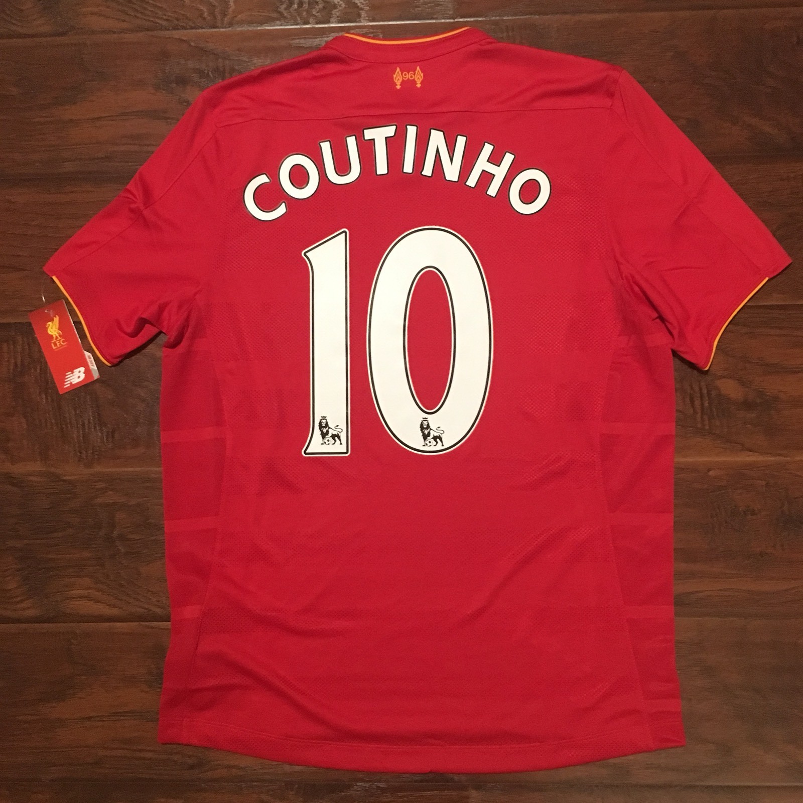 201617 Liverpool Home Jersey 10 Coutinho gree Soccer Brazil Engle SS nuovo 201617 Liverpool Home Jersey 10 Coutinho gree Soccer Brazil Engle SS nuovo