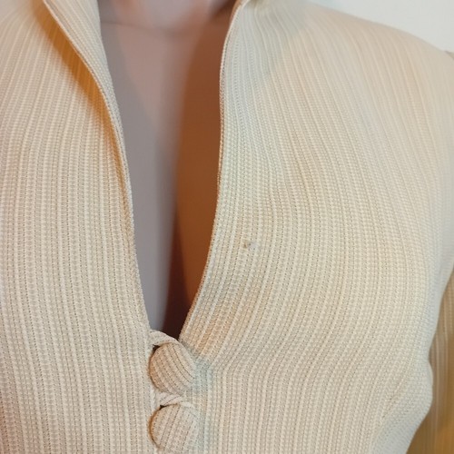 NWOT Vintage Gai Mattiolo Buttoned Blazer Business Suit Formal Retro 12 READ - Picture 10 of 16