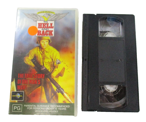 To Hell and Back Audie Murphy True Story of One Man's War PG PAL 1955 Universal - Picture 2 of 7