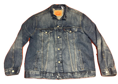 Levi's Men's Denim Cotton Trucker Jean Jacket XL Biker