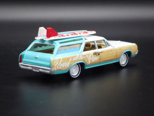 Modello Auto Diecast 1:64 OLDS OLDSMOBILE VISTA CRUISER Surfing Surf 1964 - Foto 5 di 7