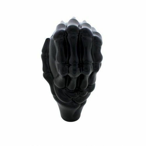 Matte Black Metal Skull Skeleton Universal Shift Knob - Car Truck SUV Motorcycle - Picture 3 of 4