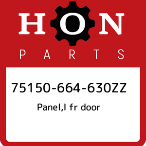 75150-664-630ZZ-Honda-Panel-l-fr-door-75150664630ZZ-New-Genuine-OEM-Part