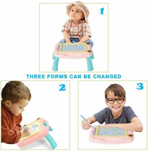 Kids Magnetic Drawing Board Large Doodle Sketch Pad (Colors Vary) Damaged Box - Picture 3 of 6
