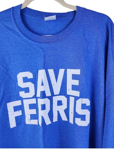 NWOT SAVE FERRIS Tshirt Men's 3XL Port & Company FERRIS BUELLER'S DAY OFF - Picture 3 of 3