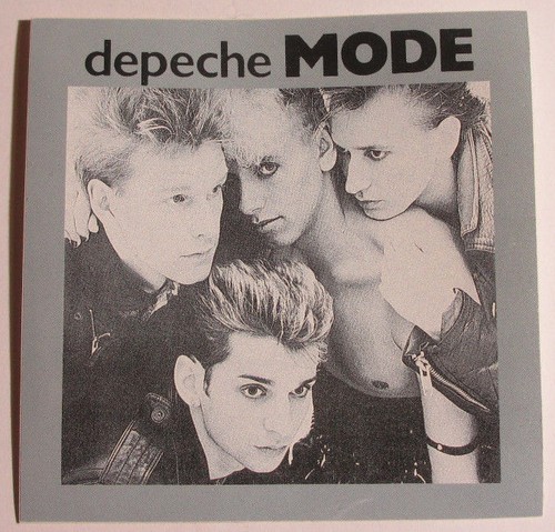 Depeche Mode - Aufkleber / Sticker - Promoaufkleber ca. 10,2 cm x 10,2 cm