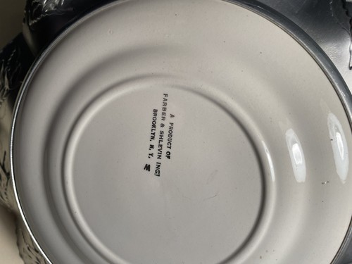 Farber & Shlevin, Inc. of Brooklyn NY 11"x8" Dish Metal finished Vintage - Picture 4 of 6