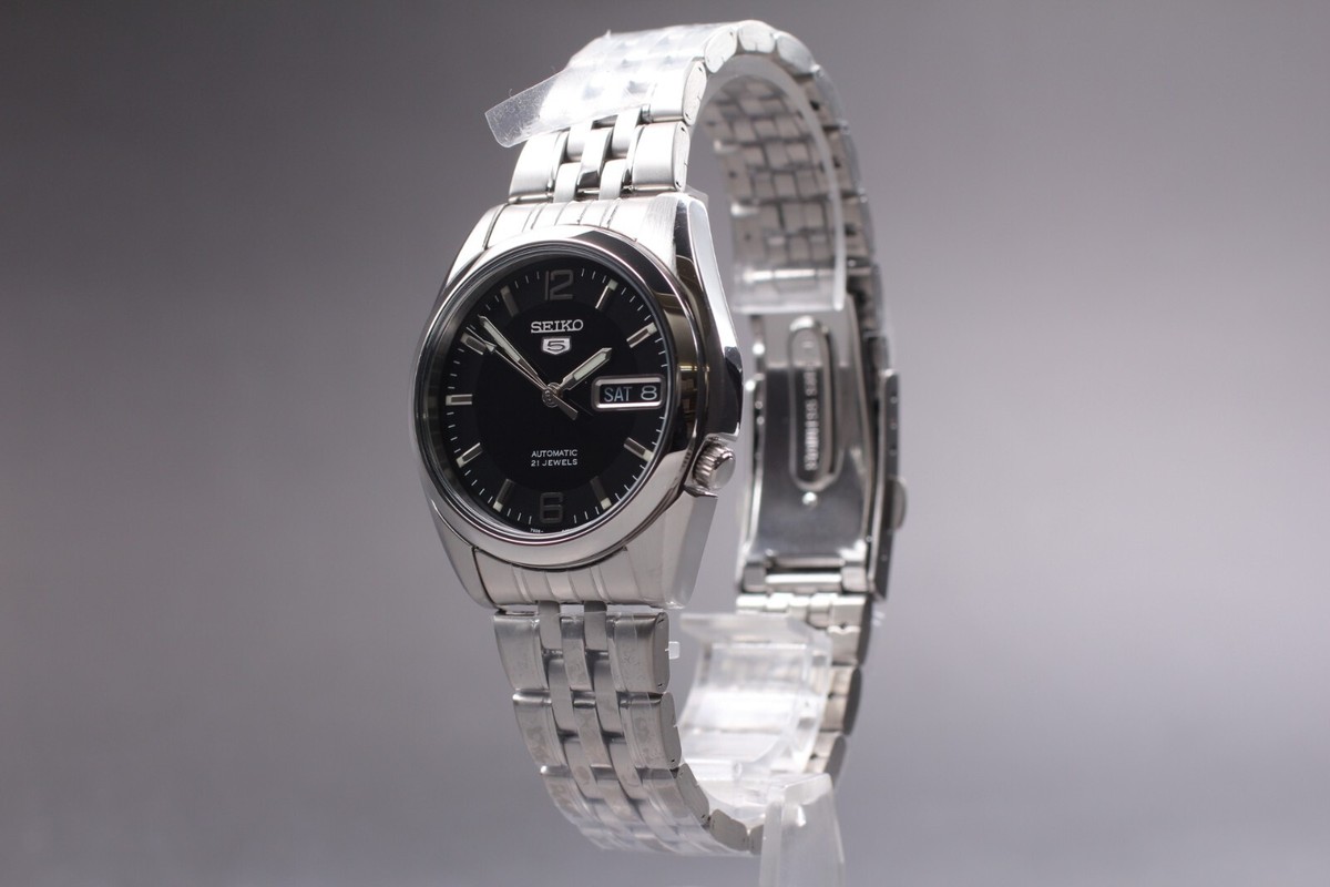 Unused w/Case 】 Seiko 5 7S26-01V0 SNKK357 Automatic Day