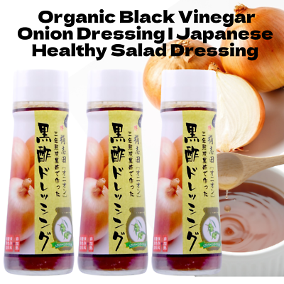 Organic Black Vinegar Onion Dressing | Japanese Healthy Salad Dressing 3 BottlA7 | eBay Organic Black Vinegar Onion Dressing | Japanese Healthy Salad Dressing 3 BottlA7 | eBay