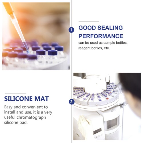 6 Pcs Silicone Pad Chromatographic Instrument Injection - Picture 5 of 12