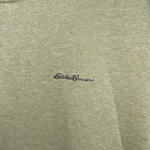 Eddie Bauer Men's Large Green Polyester T-Shirt - Free Dry Gym Run - Picture 3 of 5