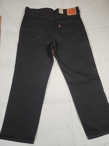 38x30 Levi's 550 Relaxed Fit Black 100% Cotton Denim Jeans Men’s 00550-0260 NWT - Picture 12 of 15